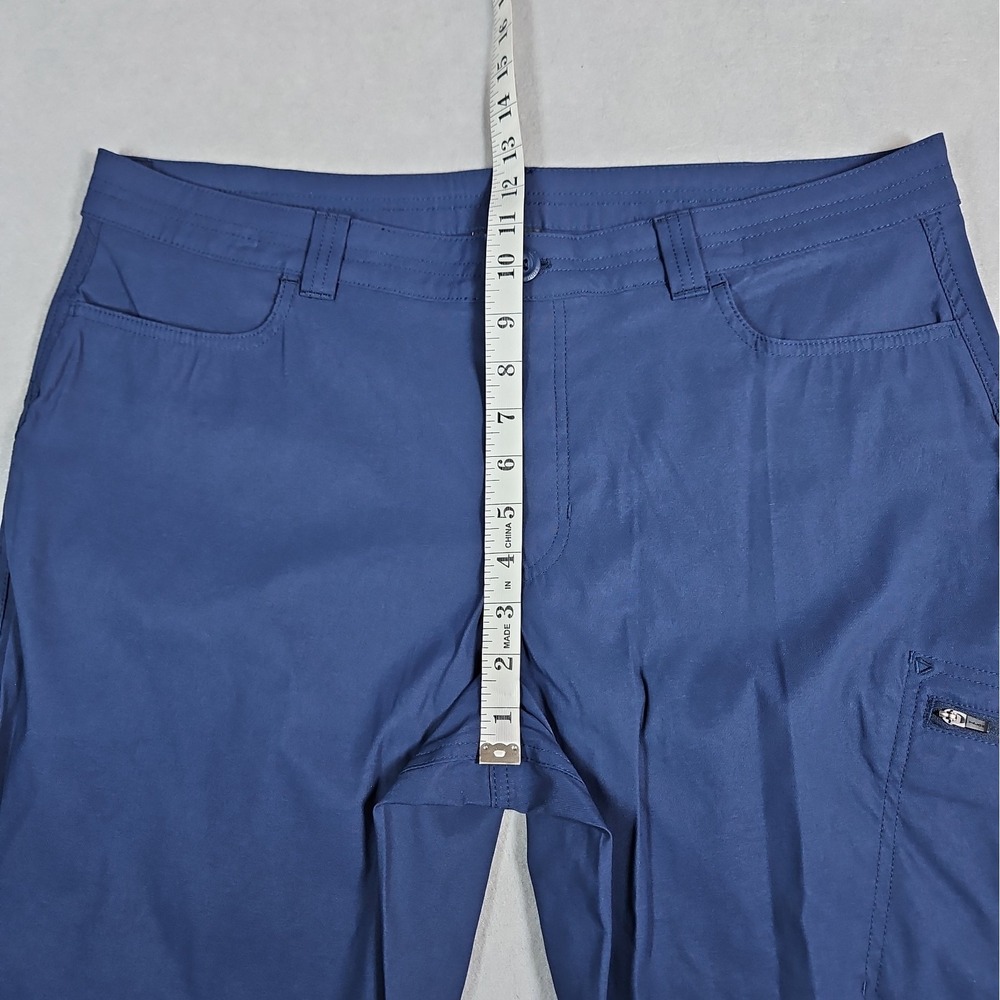 Eddie Bauer Womens Blue Nylon Blend Outdoor Hiking Pants Size 14 - Picture 9 of 11